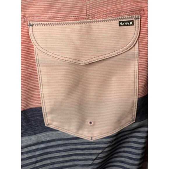 Hurley Mens Boardshorts 28 - Colorblock Design 9.5" Inseam 20" Outseam - Picture 4 of 6